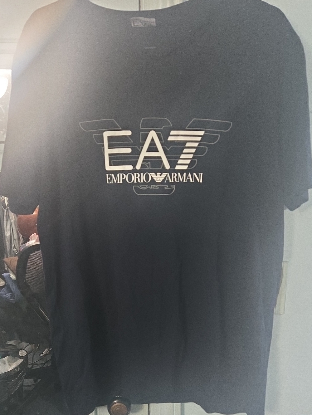 Emporio Armani EA7 Navy Crewneck Logo Tee
